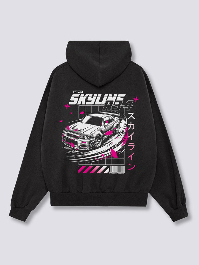 Skyline R34 Hoodie Hover Image