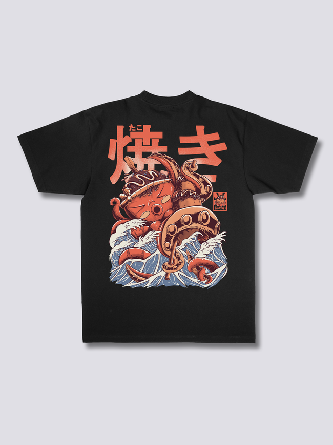 Takoyaki Monster T-Shirt Hover Image