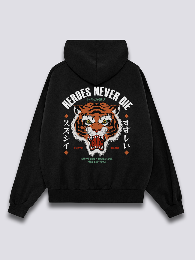 Tiger Hero Hoodie Hover Image