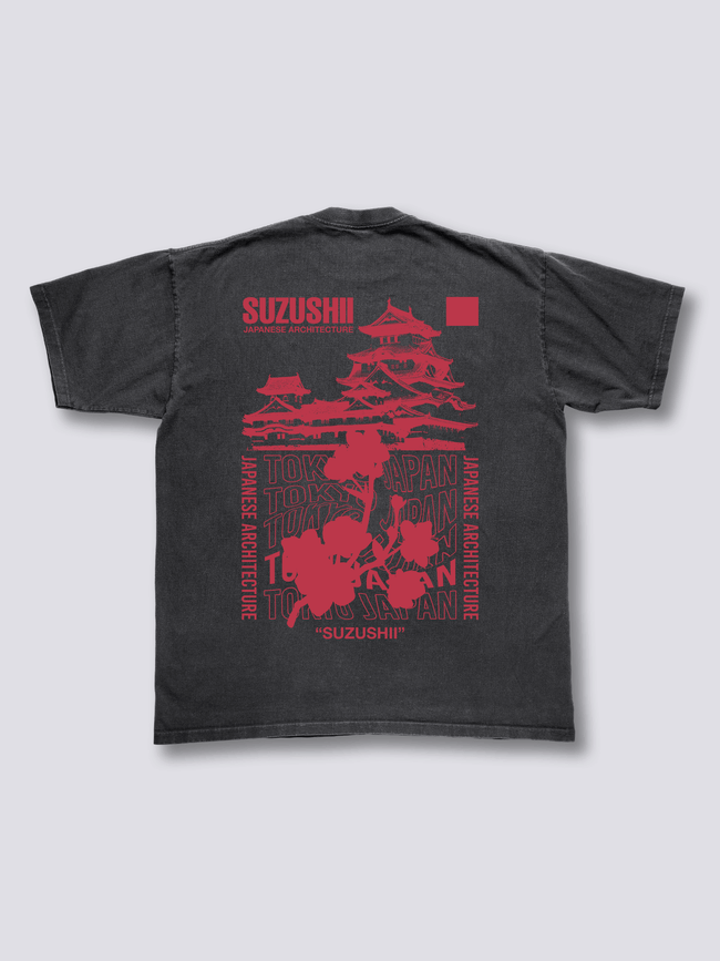 Tokyo Castle Vintage T-Shirt Hover Image