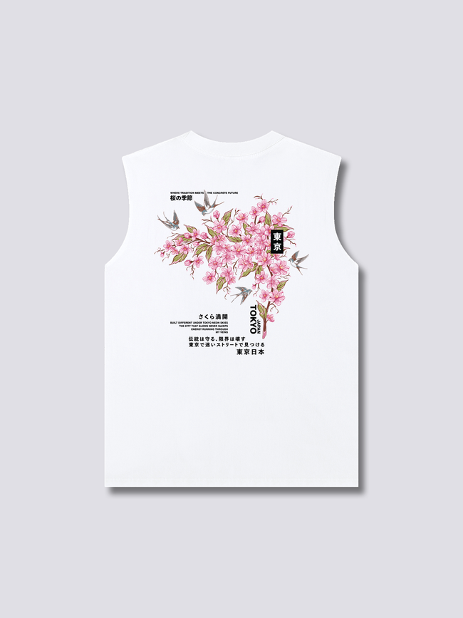 Tokyo Sakura Tank Top Hover Image