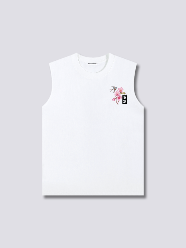 Tokyo Sakura Tank Top Main Image