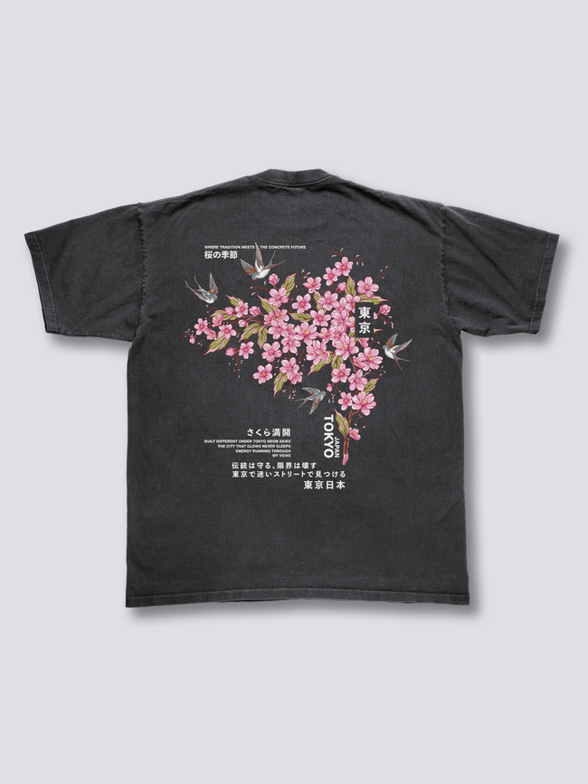 Tokyo Sakura Vintage T-Shirt Hover Image