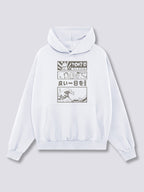 Front Print - Tokyo Wave Hoodie
