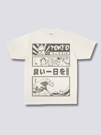 Front Print - Tokyo Wave T-Shirt