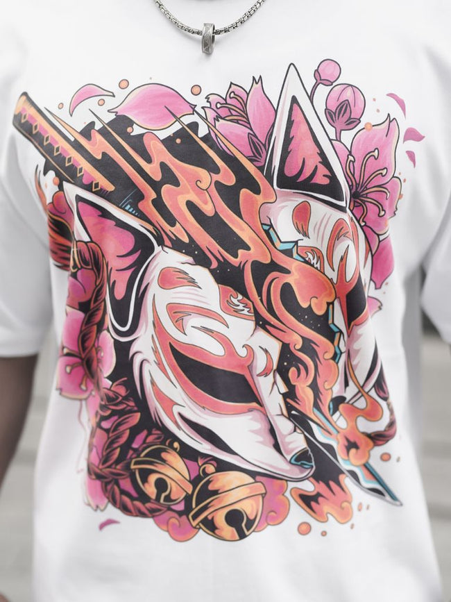 Front Print - Kitsune Slayer T-shirt Main Image