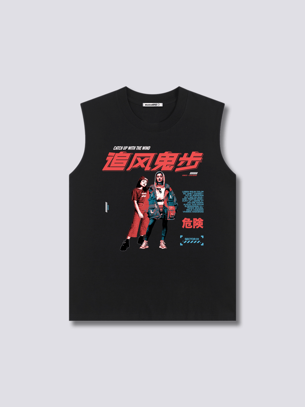 Front Print - Wind Tank Top