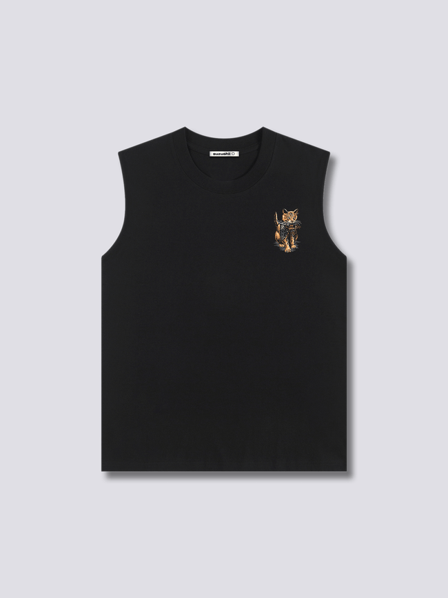 Yakuza Cat Tank Top Main Image