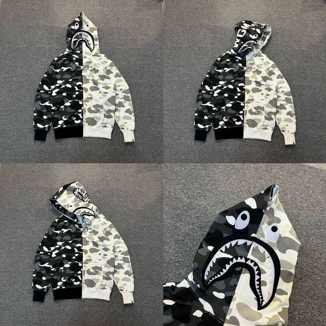 BAPE Shark Full Zip Hoodie Camo Edition Hover Image