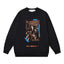 Off-White Artwork Logo Graphic Sweatshirt Black