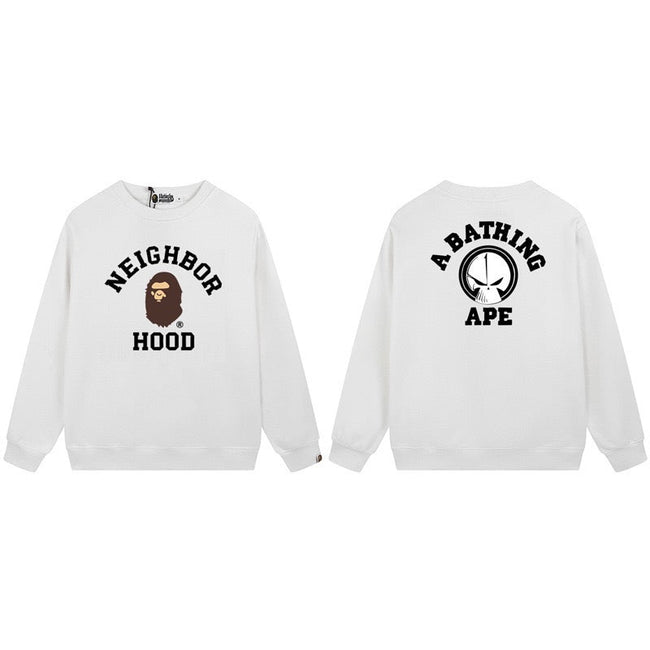 BAPE Neighbor Hood Logo Crewneck Sweatshirt Hover Image
