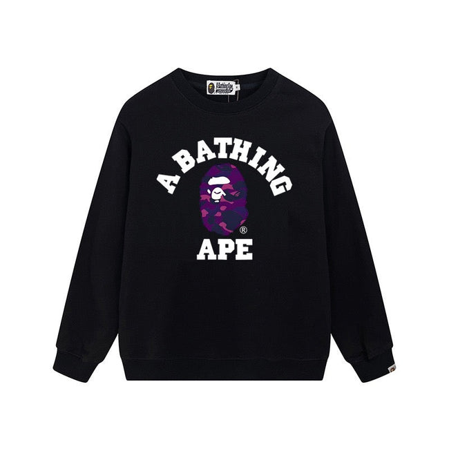 A BATHING APE Camo Ape Head Crewneck Sweatshirt Hover Image