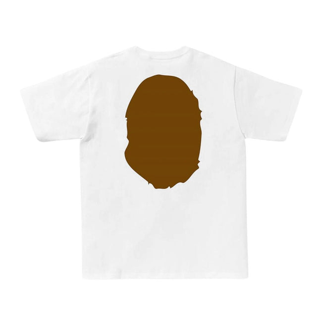 BAPE Big Ape Head Tee White/Brown Main Image