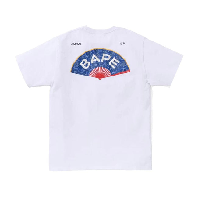 BAPE Japanese Fan Tee White Main Image