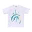 BAPE Tie Dye Twist Shark Tee White Blue