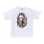 BAPE Trial Camo Big Ape Head Tee White/Beige