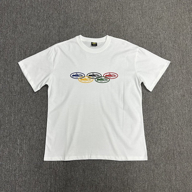 Vintage Graphic Print Casual T-Shirt Unisex Streetwear Short Sleeve Tee Hover Image