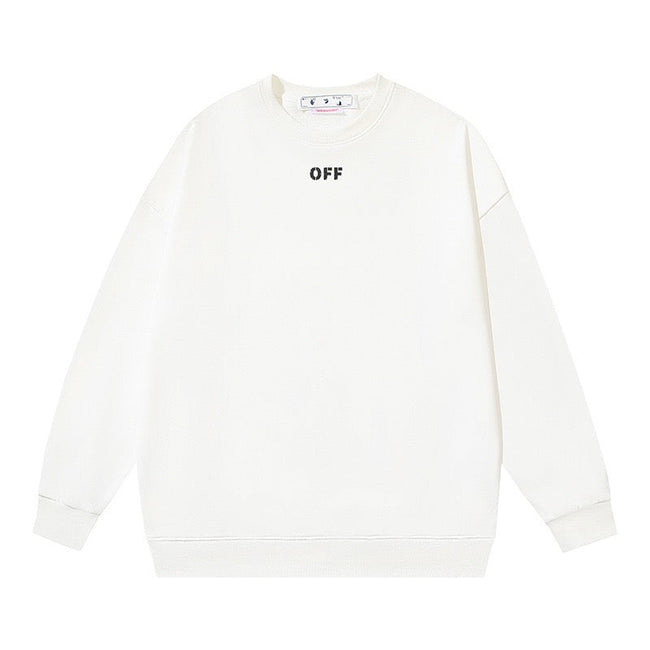 Off-White Minimal Logo Sweatshirt White Hover Image