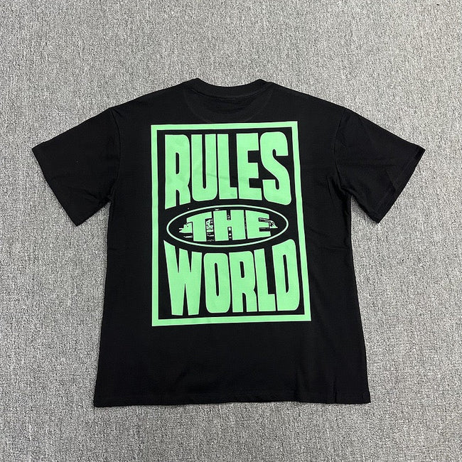 Cartoon Graphic Print Oversized T-Shirt Streetwear Casual Short Sleeve Tee Hover Image