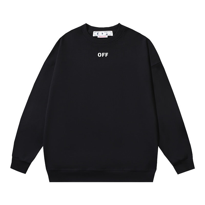 Off-White Minimal Logo Sweatshirt Black