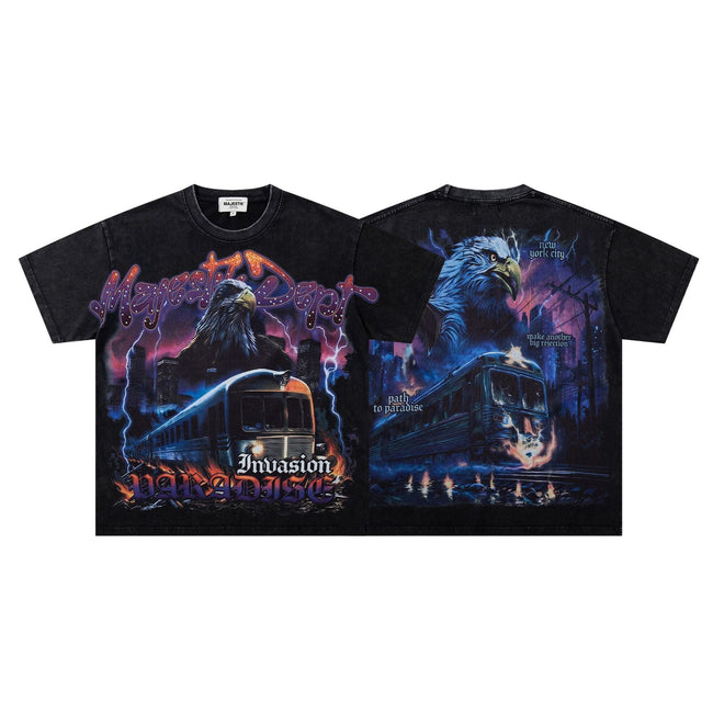 MAJESTIK Eagle Graphic Tee Hover Image
