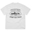 Black Graphic Print White T-Shirt Unisex Streetwear Casual Short Sleeve Tee