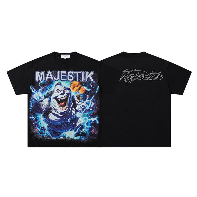 MAJESTIK Alien Space Graphic T-Shirt Hover Image