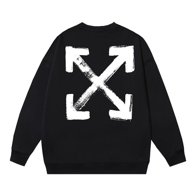 Off-White Brush Arrow Graphic Sweatshirt Black Hover Image
