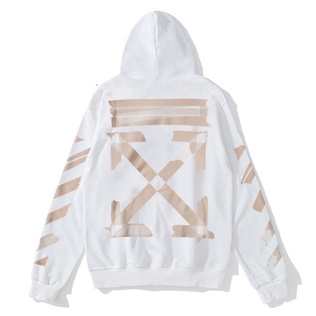 Off-White Tape Arrow Hoodie White Hover Image