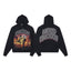 EMOTION Mixed Emotion Black Graphic Zip Up Hoodie