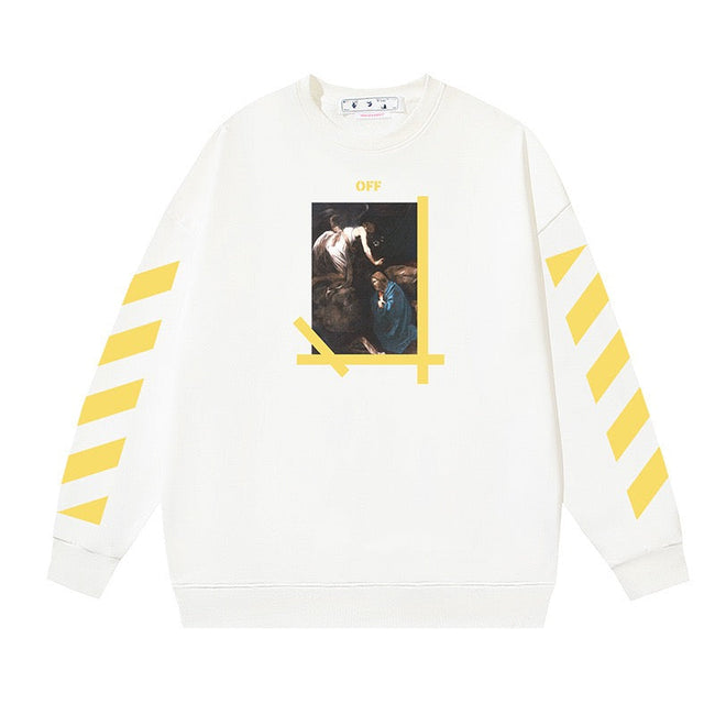 OFF WHITE Painting Arrow Crewneck Sweatshirt White Hover Image