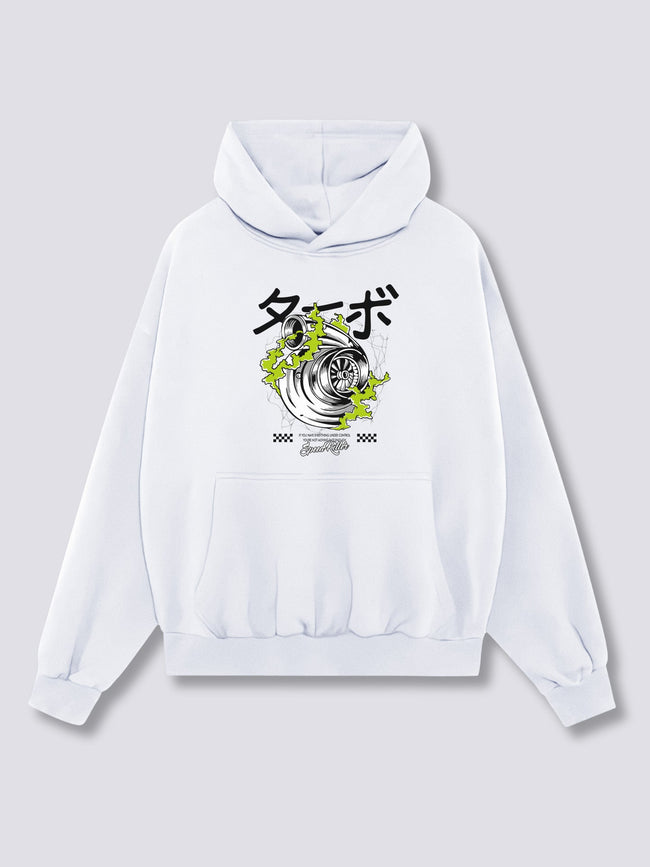Front Print - Engine Hoodie Hover Image