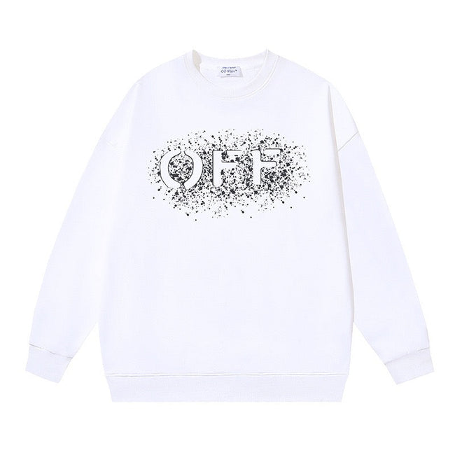 OFF WHITE Spray Logo Crewneck Sweatshirt White Hover Image