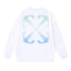 OFF WHITE Gradient Arrow Logo Crewneck Sweatshirt