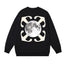 OFF WHITE Moon Arrow Logo Crewneck Sweatshirt Black