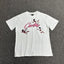 Graphic Print White T-Shirt Unisex Streetwear Casual Short Sleeve Tee