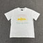 Colorful Graphic Print White T-Shirt Unisex Streetwear Casual Short Sleeve Tee