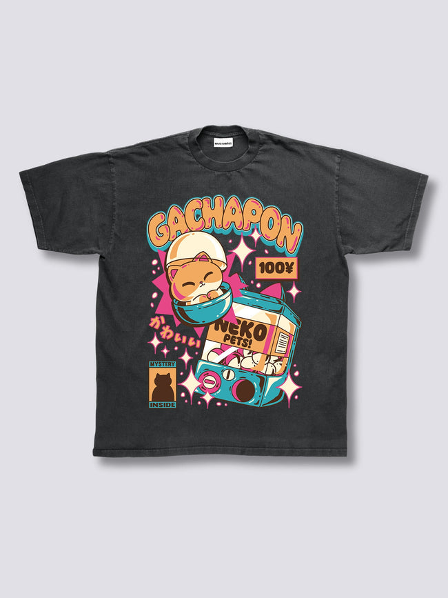 Front Print - Gachapon Vintage T-Shirt Hover Image